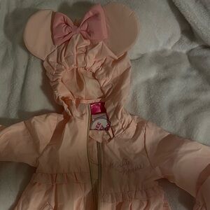 Toddler girls 2T Minnie Mouse wind breaker brand new with tag